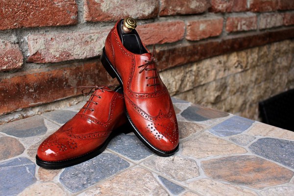 Brogue mod 3 cognac brown