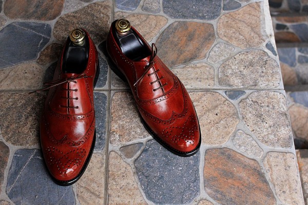 Brogue mod 3 cognac brown