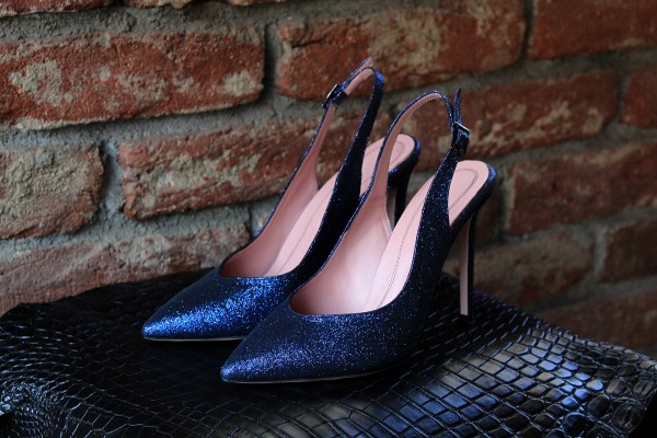 Model M3 Glitter Albastru Inchis