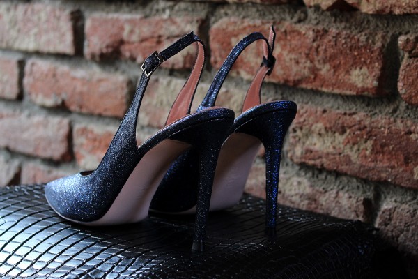 Model M3 Glitter Albastru Inchis