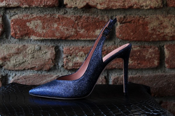 Model M3 Glitter Albastru Inchis